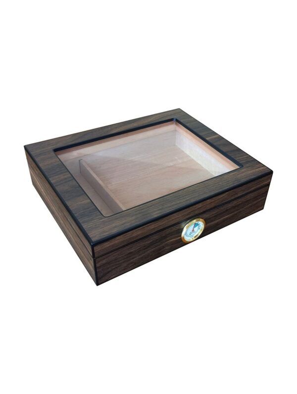 12 20 CT Walnut Cigar Box with Glass Top Brown crop 1 914x1214 1