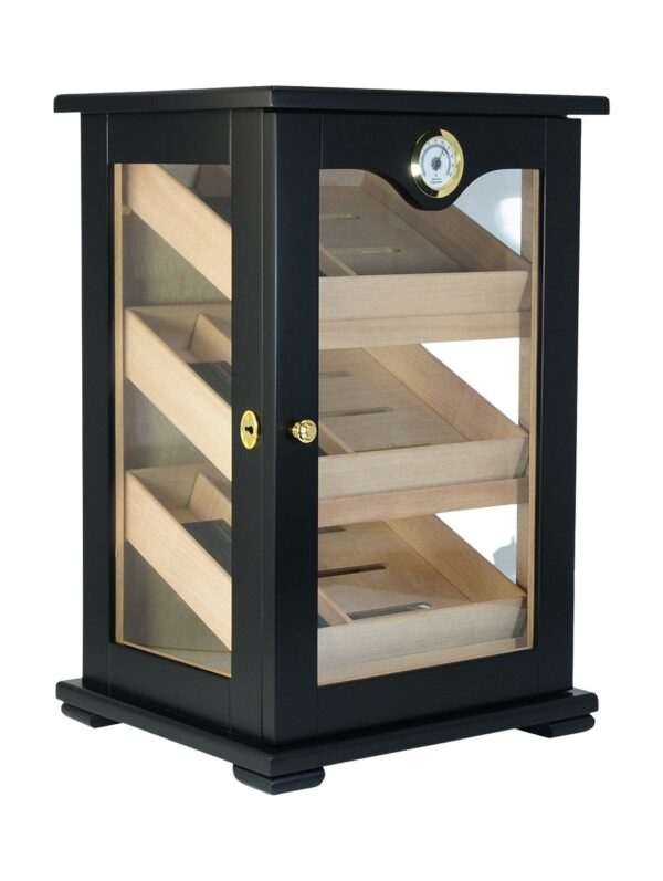 Black Display Wooden Cigar Cabinet 1 crop 1 914x1214 1